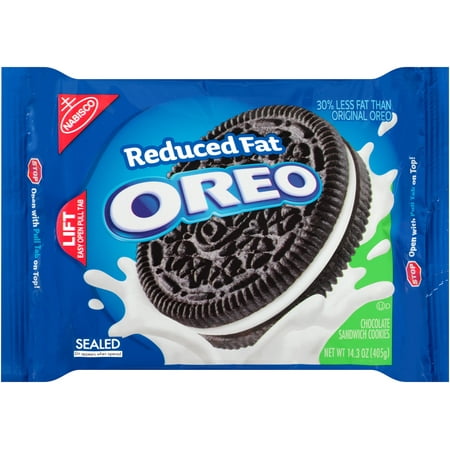 Personalized Oreo Cookies - (3 Pack) Nabisco Oreo Reduced Fat Chocolate Sandwich Cookies, 14.3 oz