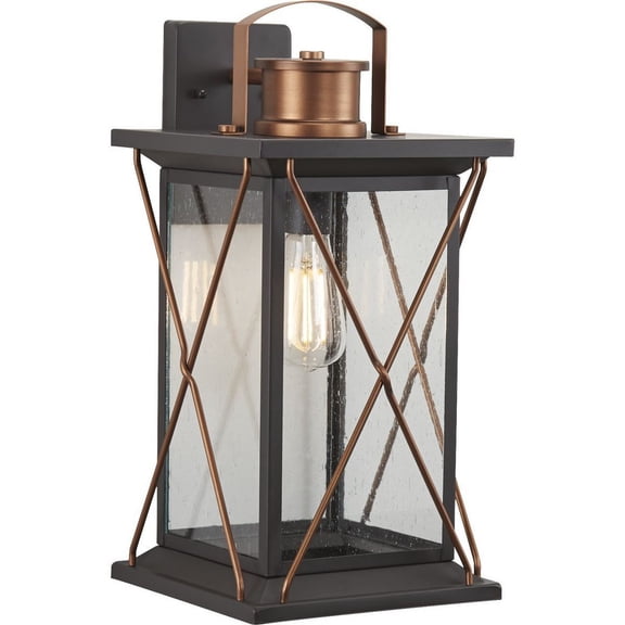 P560158-020-Progress Lighting-Barlowe - 19 Inch 1 Light Outdoor Wall Lantern Antique Bronze Finish