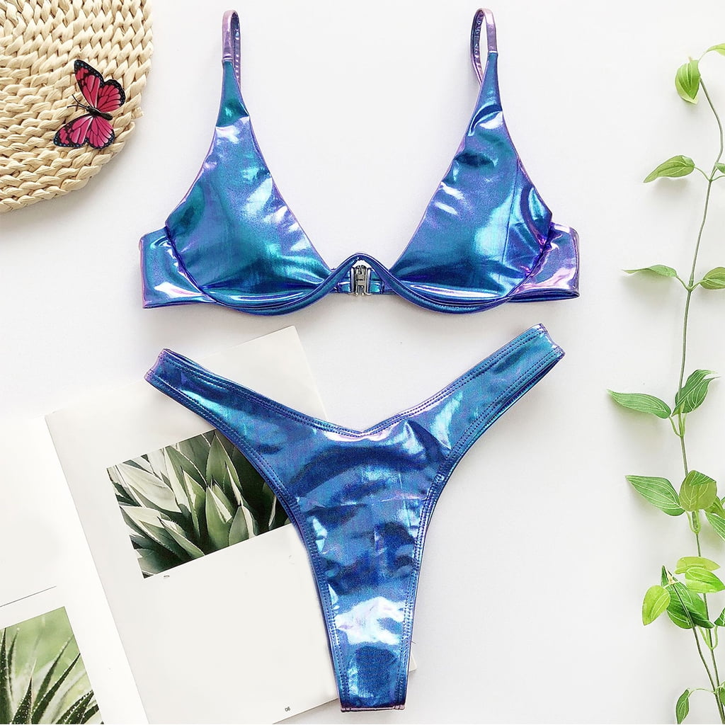 holographic bikini set