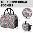 thumbnail image 6 of Womens Pioneer Flower Floral Print Pattern Lunch Box for Work,Insulated Lunch Bag for Women,Loncheras Para Mujer,Leakproof Adult Lunch Bag for Work,Beach,Travel,Picnic,Camping, 6 of 7