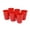 Red, variant on Plastic Cups - 11 Ounce Tumbler (Pack of 6)