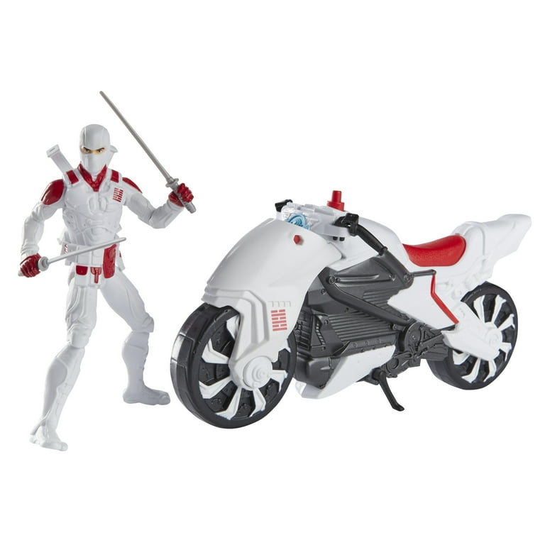 G.I. Joe Core Ninja Storm Shadow Motorcycle Vehicle Playset (7