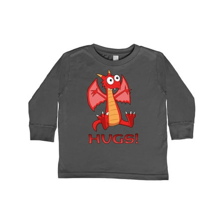 

Inktastic Dragon Hugs Gift Toddler Boy or Toddler Girl Long Sleeve T-Shirt