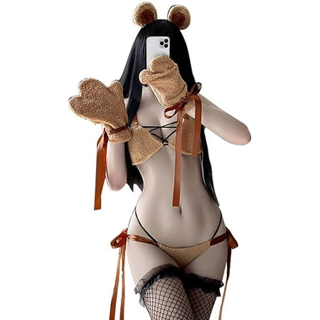 Bikini Jean SINMIUANIME Pour Femme - Soutien-gorge Et Short Décontracté Plage Ou Soirée