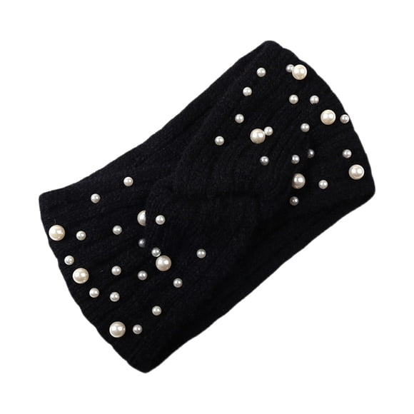 1 diadema de invierno para mujer, cálida, de punto, cómoda y suave.