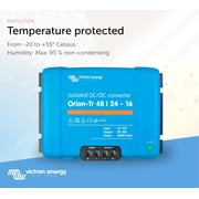 Victron Orion-TR DC-DC Converter - 48 VDC to 24 VDC - 16AMP Isolated