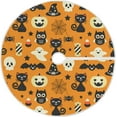 thumbnail image 1 of FMSHPON Halloween Pumpkin BatSkull Xmas Christmas Tree Skirt Stand Mat for Holiday Party Decoration Indoor Outdoor 48 inches, 1 of 6