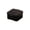 B-Black, variant on Square Microwave Safe Plastic Bento Box One Compartment with Built in Spork, Compact Lunch Container for Youngster Office Salad Fruit, Cute Dorm Move In Gift for Him Her