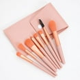 thumbnail image 1 of Juego de 8 mini brochas de maquillaje, brochas portátiles súper suaves para estudiantes, brochas para sombras de ojos, brochas para polvos, juego completo, opciones de colores versátiles, 1 of 5