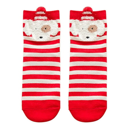 

Christmas Socks Women Cotton Holiday Themed Festival Decoration Breathable Winter Warm Socks Type 3