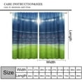 thumbnail image 3 of Soccer Goal Post Curtains for Boy Home Decor, Football Sports Stadium Blackout Rod Pocket Thermal Insulated Drapes Darkening Window Curtain for Bedroom Living Room 42x63 Inch, 3 of 4