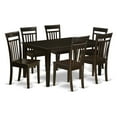 thumbnail image 2 of East West Furniture 7 Piece Formal Dining Room Set-Dining Room Table and 6 Dining Room Chairs, 2 of 2