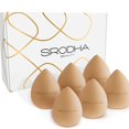 thumbnail image 1 of Juego de esponjas de maquillaje SRODHA Beauty | Paquete de 6 piezas | Juegos de esponjas para licuadora de maquillaje líquido | Para mezclar el cutis facial, base, corrector, productos en crema en pol, 1 of 4