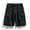 Black, variant on Mens Athletic Shorts Cargo Fashionable Plus Size Camouflage Elements Button Zipper Waistband Comfortable Loose Fit Outdoor Workout Casual Shorts with Multiple Pockets