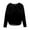 Black 1, variant on Hxshgdsn Girls Strip T Shirt Long Sleeve Crew Neck Pullover With Side Slit Hem Trendy Soft Comfy Tops Yellow 11 Years