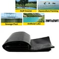 thumbnail image 3 of ECUTEE LLDPE Pond Liner 20 ft x 25 ft, 20 Mil Lake Retention, Fish Liner Rubber Pond Skins, 3 of 12