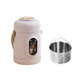 thumbnail image 1 of zhangmingg Multifunctional Portable Ceramic Glazed Cooking Pot with Steamer and Digital Timer for Meals, 1 of 5