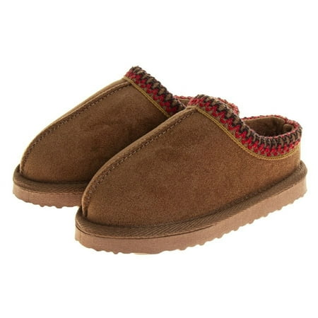 Josmo Kids Cozy Slippers. (Little Kids/Big Kids) - Wheat Size: 4