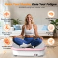 thumbnail image 2 of UPGO Vibration Platform Machine, full Body Workout Vibration Fitness Platform, 400 lbs Weight Capacity, Multiple Exercise Modes, Includes Resistance Bands and Remote Control., 2 of 10