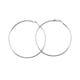 thumbnail image 1 of Aros grandes de 60 mm, plata de ley chapada en oro de 18 quilates, aros redondos pulidos, joyas, 1 of 4