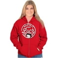thumbnail image 4 of Betty Boop Your Own Luck Girl Power Zip Hoodie Sweatshirt Women Brisco Brands M, 4 of 6