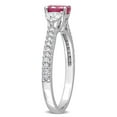 thumbnail image 3 of Everly Women's Ruby 14K White Gold Engagement Ring, 3 of 8