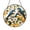Acrylic 3.5 Inch, variant on Floral Bird Theme Window Art – Stained Glass Style Nature Panel