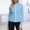 🔥 Light Blue, variant on Sentmoon UV Protection Shirts for Women Cooling UPF 50 Long Sleeve Women Solid Color with Zipper Breathable Regular Fit Moisture Wicking Shirts for Women for Casual and Daily Wear XL