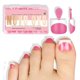 thumbnail image 1 of Puntas para uñas de los pies NOVO OVO, punta francesa, extra corta, blanca, x224, 1 of 8