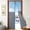 Gray, variant on Magnetic Thermal Insulated Door Curtain for 32"x 80" Doors, Insulated Door Cover with Clear Window, Pet Safe Hands-Free Self-Closing for Pets, Block Cold Wind in Winter Black