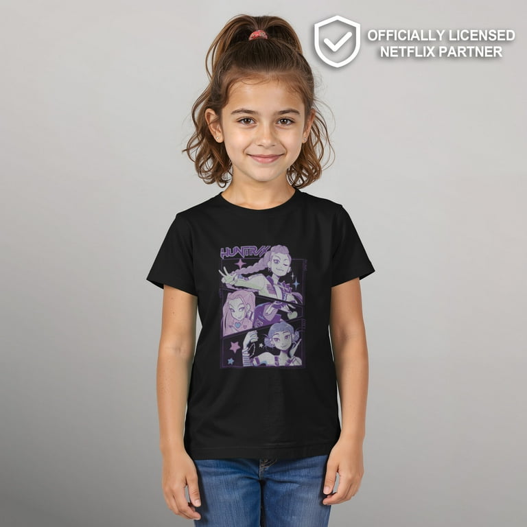 Kpop Demon Hunters Huntrix Birthday Crew Group T-Shirt