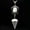 Howlite, variant on Hexagonal Cone Pendulum Natural Crystal Pointed Pendant Reiki Chakra Necklace-Amethyst
