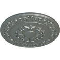thumbnail image 3 of Ekena Millwork 27 3/4"OD x 2"P Sydney Ceiling Medallion (Fits Canopies up to 5 3/4"), Hand-Painted Platinum, 3 of 6
