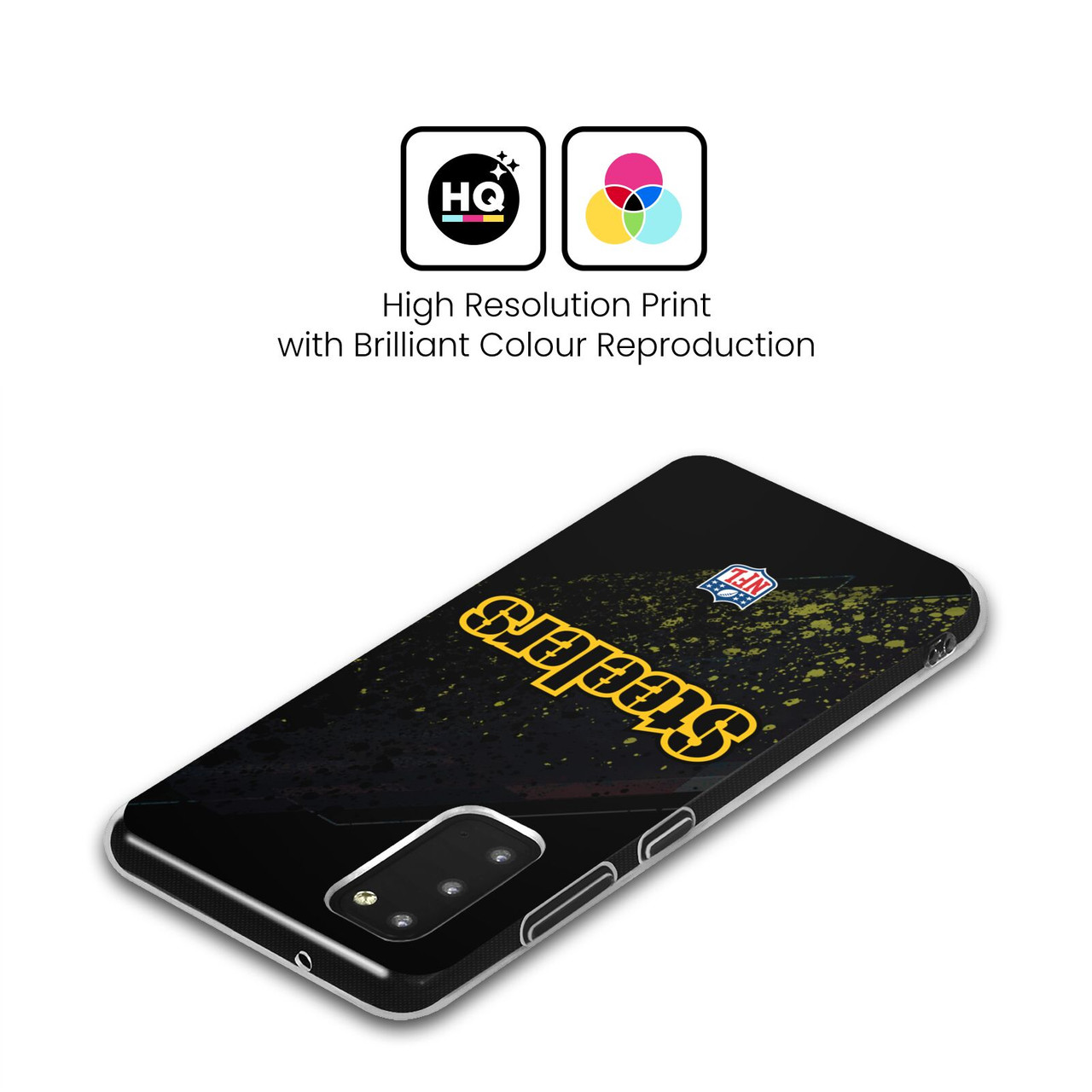 Head Case Designs NFL Pittsburgh Steelers Logo Blur Soft Gel Case for Samsung Galaxy S22 5G