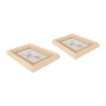 thumbnail image 1 of Marco de Fotos ANGGREK Borde Dorado Elegante Y resistente 2 piezas 4x6 Pulgadas para decoración del hogar, 1 of 7