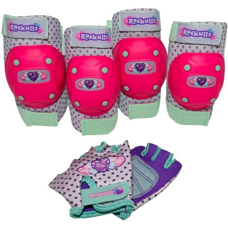 C -Preme Raskullz Hearty Gem Elbow and Knee Pad Set, with Gloves (Best Tactical Elbow Pads)