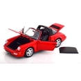 thumbnail image 3 of Norev 1990 Porsche 911 964 Carrera 4 Targa (w/ Removable Top) Guards Red 1:18 LIMITED, 3 of 9