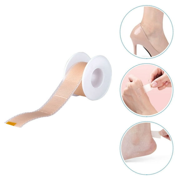 LOLIPPYY Khaki Multifunctional Heel Grip Adhesive Pad for Foot Protection and High Heeled Shoes