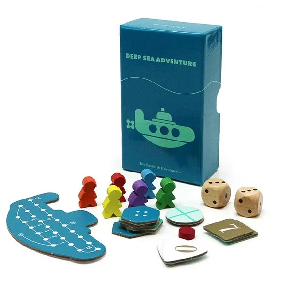 Deep Sea Adventure Game Card Strategy Treasure Hunt Game Card Casual Puzzle Board Game Strategy Card Family Gathering Game Card