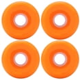 thumbnail image 3 of Ruedas de longboard naranjas de alta densidad de 70 x 42 mm, dureza de 80 A para una conducción suave, juego de reemplazo perfecto para patinetas, 3 of 8