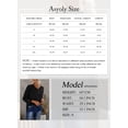 thumbnail image 7 of Asyoly Womens Button V Neck Henley Sweaters Long Sleeve Side Split Cable Knit Oversized Pullover Casual Loose Jumper Tops, 7 of 7