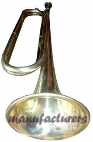 Sai Musical Trumpet Bugle Nicely Tuned BRASS- with Case Mouthpiece