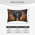 thumbnail image 3 of Fotbe Romantic Flower Astronaut Couple Pillow Cases - Envelope Closure - Luxury, Extra Soft, Cooling Pillow Covers - Wrinkle, Fade, Stain Resistant-16"x24", 3 of 8