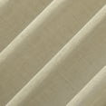 thumbnail image 3 of Archaeo Slub Textured Linen Blend Grommet Top Curtain, 52"x63", Sand, 3 of 8
