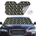 thumbnail image 2 of Fotbe Daisy Car Windshield Sunshade | Sun Visor Protector Front Window Shade, Keeps Out UV Rays, Keeps Your Vehicle Cool-Small, 2 of 7