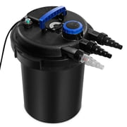 Costway Pond Pressure Bio Filter 4000GAL W/ 13W UV Sterilizer Light 10000L Koi Water