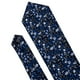 thumbnail image 5 of Set de corbatas Barry.Wang con estampado floral de seda, 150 cm, con gemelos, 5 of 6