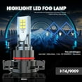 thumbnail image 3 of 9008/H13 LED Headlight Bulbs H13 9008 LED High/Low Beam Plug and Play 6000K White, 3 of 9