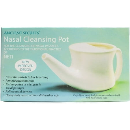 4 Pack - Ancient Secrets Nasal Cleansing Pot 1 ea