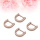 thumbnail image 5 of 10 UNID D-Rings Tornillo en Shackle Herradura En forma de U Anillo de D DIY Craft Monedero de Cuero Llavero Accesorios, 5 of 6